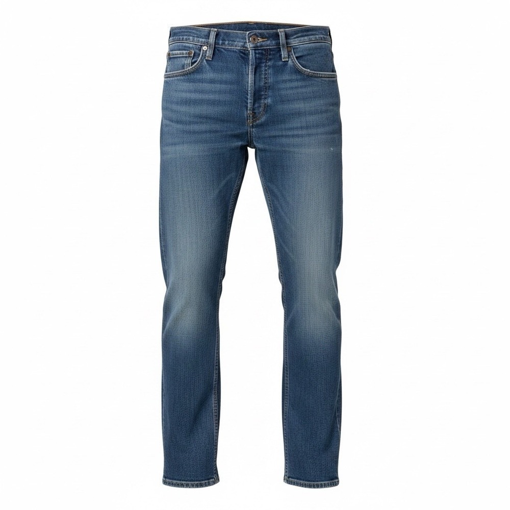 Hollister Classic Jeans Mens 31x30 Blue Denim Button Fly Straight Leg Low Rise